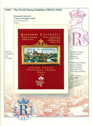 BRIEFMARKEN DIE TSCHECHISCHE REPUBLIK 2005-2007 (PRÄSENTATION DEN DRUCKTECHNIKEN) – Blatt 3