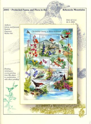 BRIEFMARKEN DIE TSCHECHISCHE REPUBLIK 2005-2007 (PRÄSENTATION DEN DRUCKTECHNIKEN) – Blatt 24
