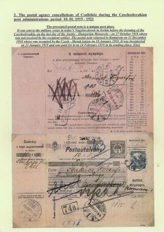 RAZÍTKA POŠTOVEN NA ŽITNÉM OSTROVĚ 1902-1921 – list 13