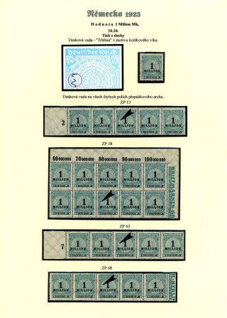 NĚMECKO 1923 (ŘÍJEN A LISTOPAD), VYDÁNÍ "VZOR KOŠÍKOVÉHO VÍKA" – list 9