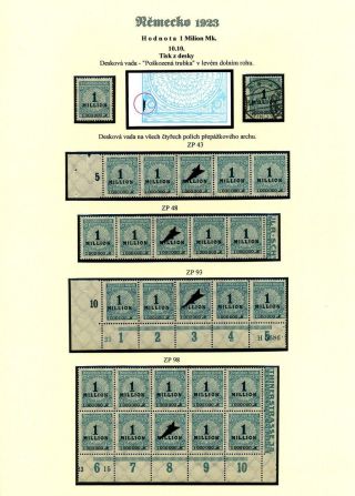 NĚMECKO 1923 (ŘÍJEN A LISTOPAD), VYDÁNÍ "VZOR KOŠÍKOVÉHO VÍKA" – list 10