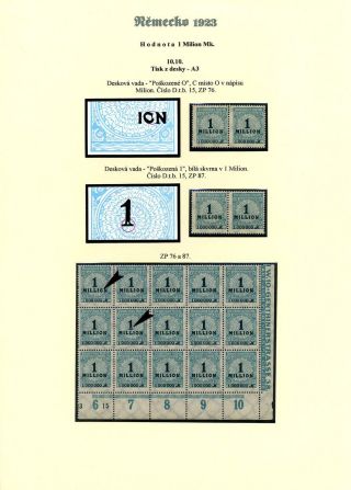 NĚMECKO 1923 (ŘÍJEN A LISTOPAD), VYDÁNÍ "VZOR KOŠÍKOVÉHO VÍKA" – list 12
