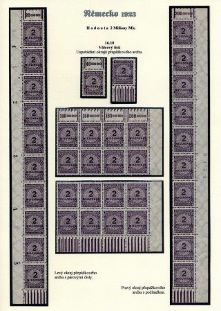 NĚMECKO 1923 (ŘÍJEN A LISTOPAD), VYDÁNÍ "VZOR KOŠÍKOVÉHO VÍKA" – list 15