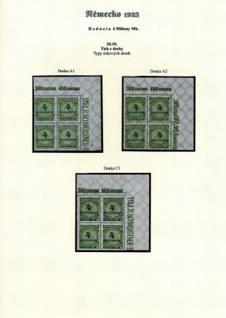 NĚMECKO 1923 (ŘÍJEN A LISTOPAD), VYDÁNÍ "VZOR KOŠÍKOVÉHO VÍKA" – list 16
