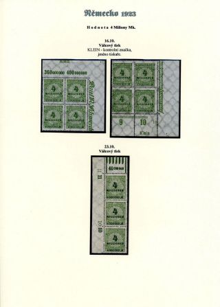 NĚMECKO 1923 (ŘÍJEN A LISTOPAD), VYDÁNÍ "VZOR KOŠÍKOVÉHO VÍKA" – list 17