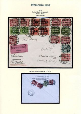 NĚMECKO 1923 (ŘÍJEN A LISTOPAD), VYDÁNÍ "VZOR KOŠÍKOVÉHO VÍKA" – list 25
