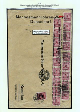 NĚMECKO 1923 (ŘÍJEN A LISTOPAD), VYDÁNÍ "VZOR KOŠÍKOVÉHO VÍKA" – list 28