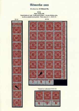 NĚMECKO 1923 (ŘÍJEN A LISTOPAD), VYDÁNÍ "VZOR KOŠÍKOVÉHO VÍKA" – list 34
