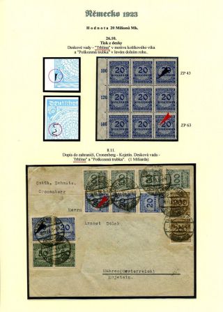 NĚMECKO 1923 (ŘÍJEN A LISTOPAD), VYDÁNÍ "VZOR KOŠÍKOVÉHO VÍKA" – list 39