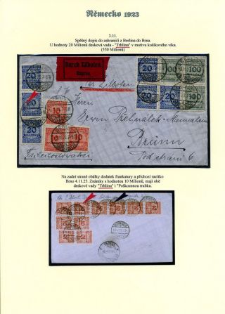 NĚMECKO 1923 (ŘÍJEN A LISTOPAD), VYDÁNÍ "VZOR KOŠÍKOVÉHO VÍKA" – list 40