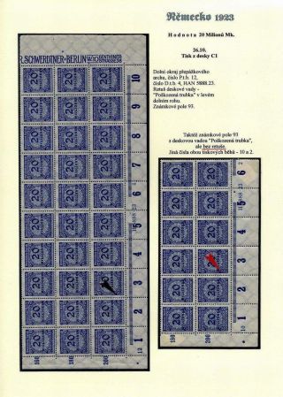 NĚMECKO 1923 (ŘÍJEN A LISTOPAD), VYDÁNÍ "VZOR KOŠÍKOVÉHO VÍKA" – list 42