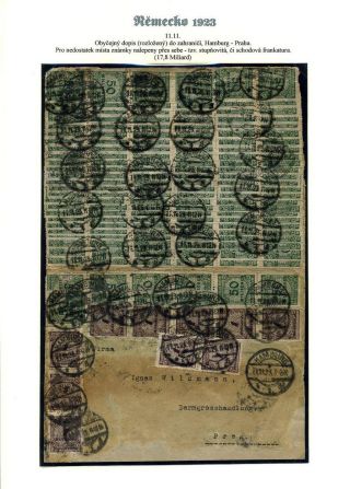 NĚMECKO 1923 (ŘÍJEN A LISTOPAD), VYDÁNÍ "VZOR KOŠÍKOVÉHO VÍKA" – list 46