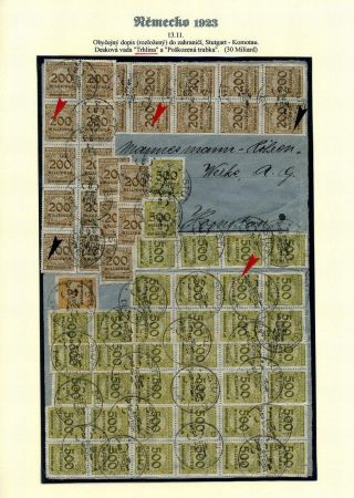 NĚMECKO 1923 (ŘÍJEN A LISTOPAD), VYDÁNÍ "VZOR KOŠÍKOVÉHO VÍKA" – list 51
