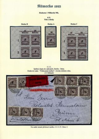 NĚMECKO 1923 (ŘÍJEN A LISTOPAD), VYDÁNÍ "VZOR KOŠÍKOVÉHO VÍKA" – list 54