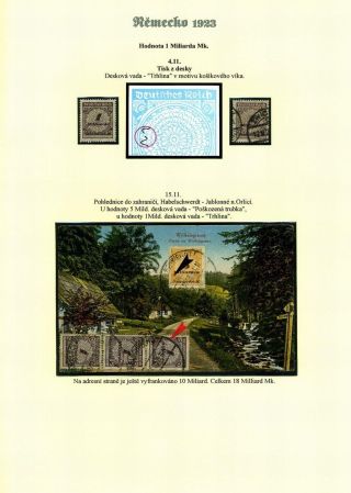 NĚMECKO 1923 (ŘÍJEN A LISTOPAD), VYDÁNÍ "VZOR KOŠÍKOVÉHO VÍKA" – list 55