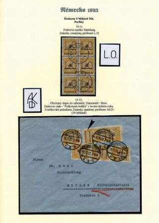 NĚMECKO 1923 (ŘÍJEN A LISTOPAD), VYDÁNÍ "VZOR KOŠÍKOVÉHO VÍKA" – list 61