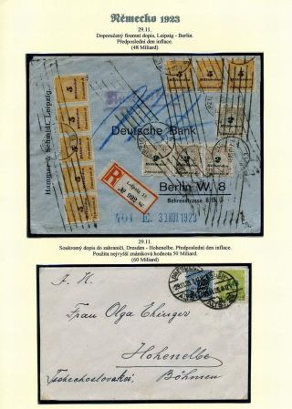 NĚMECKO 1923 (ŘÍJEN A LISTOPAD), VYDÁNÍ "VZOR KOŠÍKOVÉHO VÍKA" – list 67