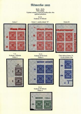 NĚMECKO 1923 (ŘÍJEN A LISTOPAD), VYDÁNÍ "VZOR KOŠÍKOVÉHO VÍKA" – list 70