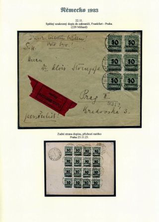 NĚMECKO 1923 (ŘÍJEN A LISTOPAD), VYDÁNÍ "VZOR KOŠÍKOVÉHO VÍKA" – list 79