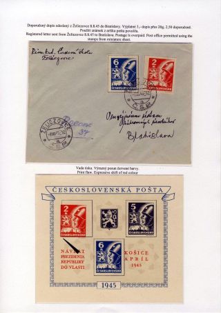 TSCHECHOSLOWAKEI 1944-1955 – Blatt 39