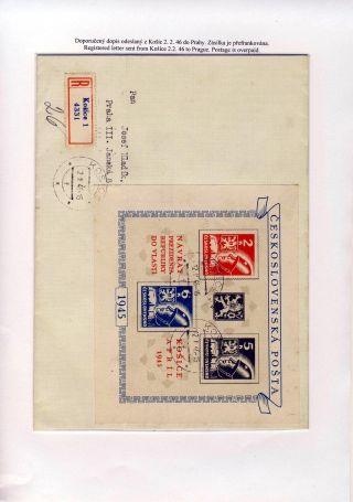 TSCHECHOSLOWAKEI 1944-1955 – Blatt 46