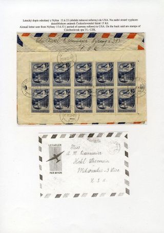 CZECHOSLOVAKIA 1944-1955 – sheet 59