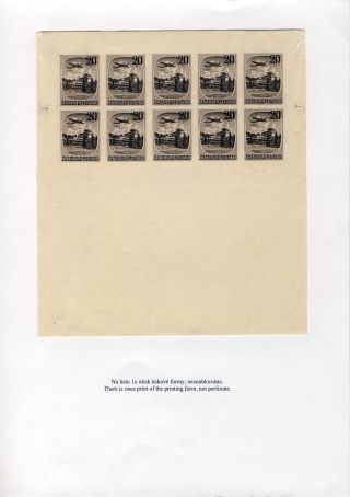 CZECHOSLOVAKIA 1944-1955 – sheet 60