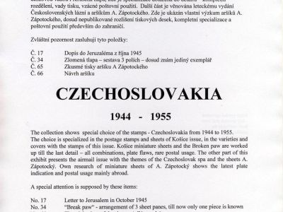 ČESKOSLOVENSKO 1944-1955