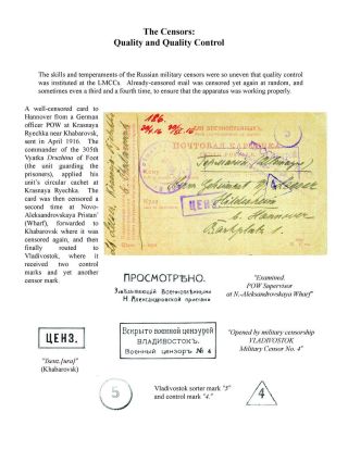 MILITARY CENSORSHIP IN IMPERIAL RUSSIA 1904-1917 – sheet 15