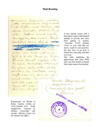 MILITARY CENSORSHIP IN IMPERIAL RUSSIA 1904-1917 – sheet 31