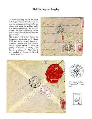 MILITARY CENSORSHIP IN IMPERIAL RUSSIA 1904-1917 – sheet 34