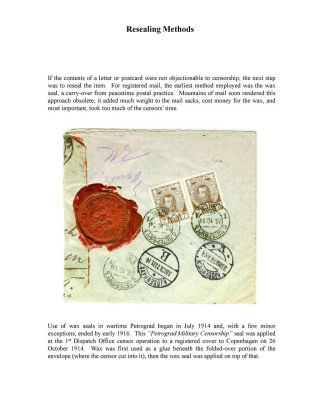 MILITARY CENSORSHIP IN IMPERIAL RUSSIA 1904-1917 – sheet 41
