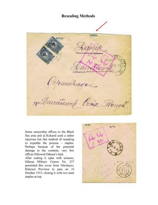 MILITARY CENSORSHIP IN IMPERIAL RUSSIA 1904-1917 – sheet 43