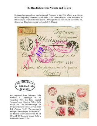 MILITARY CENSORSHIP IN IMPERIAL RUSSIA 1904-1917 – sheet 47