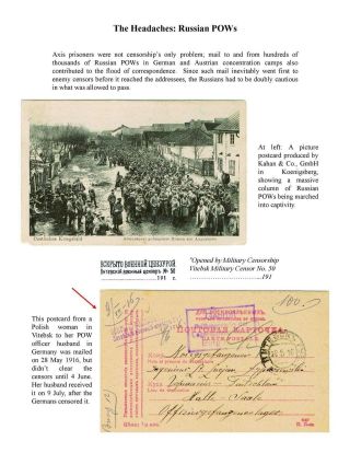 MILITARY CENSORSHIP IN IMPERIAL RUSSIA 1904-1917 – sheet 49
