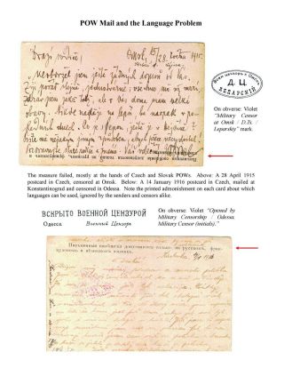 MILITARY CENSORSHIP IN IMPERIAL RUSSIA 1904-1917 – sheet 54