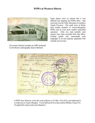 MILITARY CENSORSHIP IN IMPERIAL RUSSIA 1904-1917 – sheet 60
