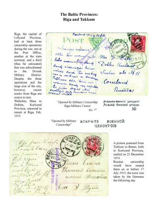 MILITARY CENSORSHIP IN IMPERIAL RUSSIA 1904-1917 – sheet 127