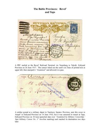 MILITARY CENSORSHIP IN IMPERIAL RUSSIA 1904-1917 – sheet 131