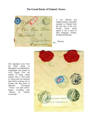 MILITARY CENSORSHIP IN IMPERIAL RUSSIA 1904-1917 – sheet 135