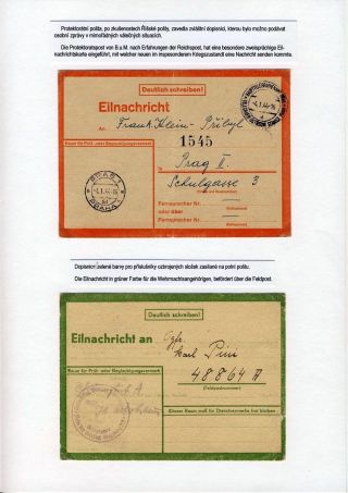 EILNACHRICHTENDIENST DER DEUTSCHEN REICHSPOST – Blatt 2