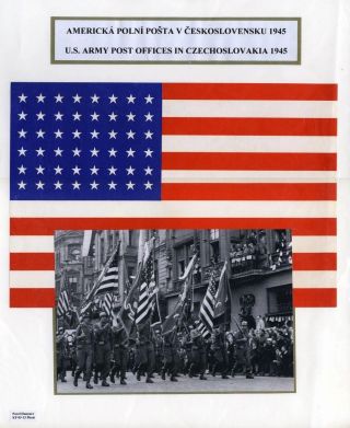 U.S. ARMY POST OFFICES IN CZECHOSLOVAKIA 1945 – sheet 1