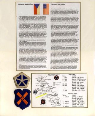 U.S. ARMY POST OFFICES IN CZECHOSLOVAKIA 1945 – sheet 2