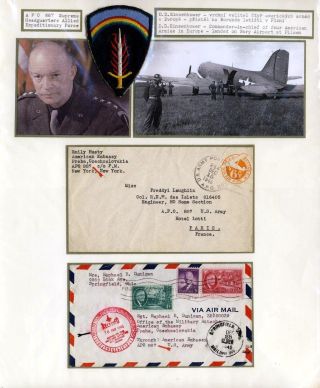 U.S. ARMY POST OFFICES IN CZECHOSLOVAKIA 1945 – sheet 3