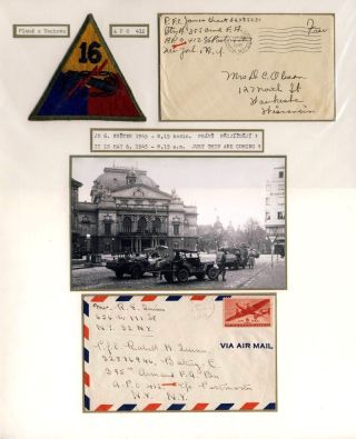 U.S. ARMY POST OFFICES IN CZECHOSLOVAKIA 1945 – sheet 8