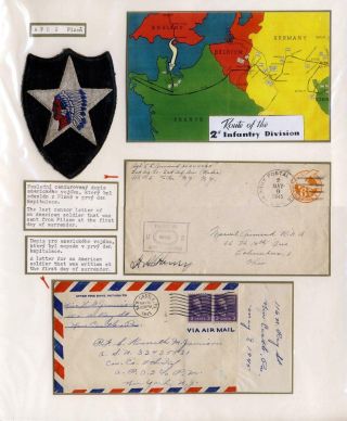 U.S. ARMY POST OFFICES IN CZECHOSLOVAKIA 1945 – sheet 10