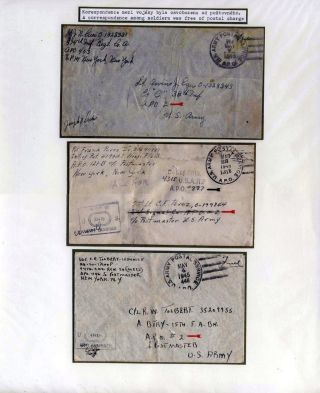 U.S. ARMY POST OFFICES IN CZECHOSLOVAKIA 1945 – sheet 14