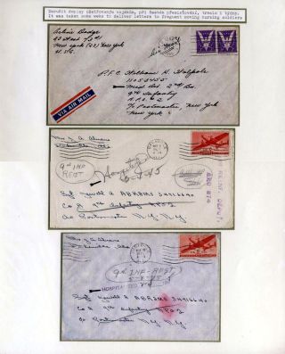 U.S. ARMY POST OFFICES IN CZECHOSLOVAKIA 1945 – sheet 15