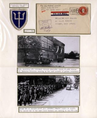 U.S. ARMY POST OFFICES IN CZECHOSLOVAKIA 1945 – sheet 16