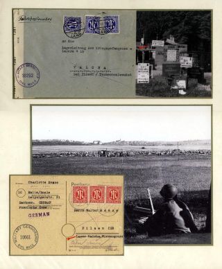 POSTÄMER DER US ARMY IN DER TSCHECHOSLOWAKEI 1945 – Blatt 17